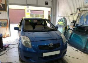 фото замена стекла тойота