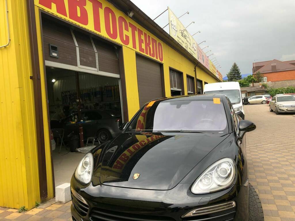 фото замена стекла порше