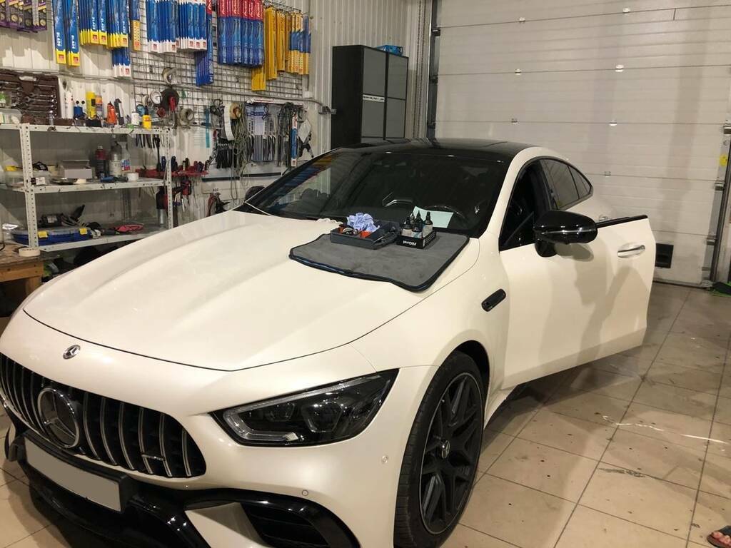 фото ремонт стекла мерседес