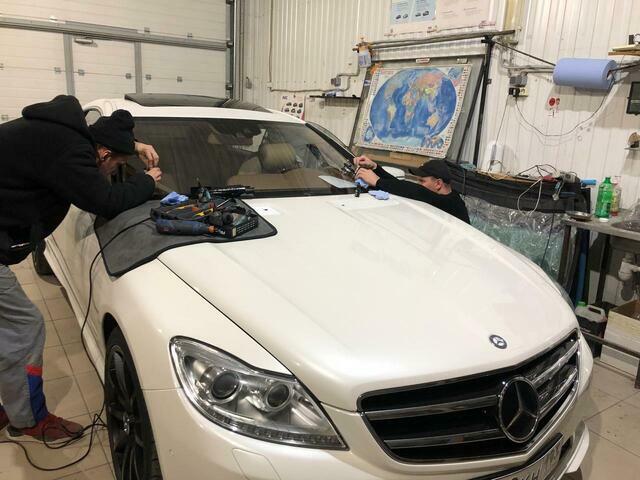 фото удалить трещину на стекле в краснодаре